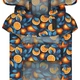 Дощовик-накидка з капюшоном для собак WAUDOG Clothes, малюнок "Апельсини", S, А 32-35 см, B 41-52 см, С 26-33 см - зображення 4