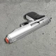 Стартовий пістолет SUR 2608 matte chrome (Walther PP) + кейс + патрони 25шт + 1 магазин - изображение 4