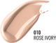Тональна основа Rimmel Lasting Finish Hydration Boost 35H Spf20 зволожувальна 010 Rose Ivory 30 мл (3616304825026) - зображення 3