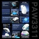 ATTACK SHARK X11 63g Біла ігрова миша (PAW3311, 22000 DPI, Bluetooth/2.4G/USB-C, RGB док-станція) - зображення 5