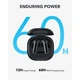 Бездротові навушники Anker SoundCore P40i, Black, Bluetooth 5.3, ANC, IPX5, 60Н, Multipoint - зображення 2