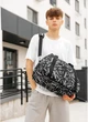 Спортивна сумка чоловіча через плече Sambag Vogue Чорно-білий 86282 - зображення 6