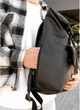 Чоловічий рюкзак роллтоп з відділенням під ноутбук SAMBAG Чорний (5100301641) - зображення 5