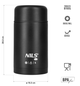 Termos obiadowy NILS CAMP NC3802 1000 ml Czarny (5908261682476) - obraz 5