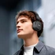Беспроводные накладные наушники HOCO W56 Bluetooth 5.3 с глубоким басом и аккумулятором 250 мАч, черные - изображение 5