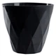 Горшок для цветов Violet House 0198 Prizma Dark Grey с внутренним сливом 1.5 л (0198 PRIZMA DARK GREY 1.5 л) - изображение 1