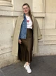 Тренч женский Uniqlo 58952161 M Бежевый (1159841480) - изображение 8