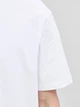 Футболка хлопковая длинная мужская Jack & Jones 12278787 XL White с принтом (5715724957732) - изображение 4
