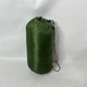 Спальный мешок туристический с капюшоном 200х70 см, водоотталкивающий теплый спальник-одеяло с молнией, наполнитель холлофайбер, для туризма, кемпинга, походов, рыбалки Зеленый, DNA-059-Green - изображение 3