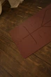 Премиальный коврик для йоги каучуковий Lita Comfort PU+coconut Marking Burgundy Yoga mat бордовый 183х68х0,5 см - изображение 3