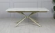 Стіл Рим обідній розкладний 1800/2600x900x750 білий глянець, ноги шампань - зображення 6