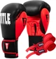 Боксерские перчатки TITLE Boxing Dynamic Strike Black/Red 16 oz (бинты 4м. в комплекте) (XDBG 16 BK/RD) - изображение 1