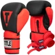 Боксерские перчатки TITLE Boxing Guts and Glory Black/Red M 12oz (бинты 4м. в комплекте) (GGBG M BK/RD) - изображение 1