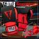 Боксерские перчатки TITLE Boxing Guts and Glory Black/Red M 12oz (бинты 4м. в комплекте) (GGBG M BK/RD) - изображение 2