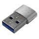 Перехідник SkyDolphin OT08 OTG USB - Type-C 60Mb/s (Сірий) - изображение 1