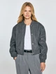 Kurtka bomberka damska Big Star Joesie 902 S Szara (5900714908584) - obraz 1