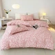 Комплект постельного белья страйп сатин Евро Colorful Home цветы - изображение 1