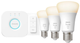 Zestaw startowy Philips Hue White Starter kit: 3 E27 smart bulbs (1100) + Dimmer switch (8719514289130) - obraz 1