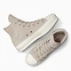 Женские кеды замшевые высокие Converse Ctas Lift Hi A12966C 36.5 (6US) 23 см Beige (194435628639) - изображение 6