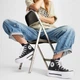 Женские кеды высокие Converse Chuck Taylor All Star Lift Double Stack A12975C 36.5 (4US) 23 см Black (194435561707) - изображение 10