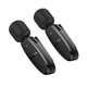 Бездротовий мікрофон Hoco L15 Lightning / Type-C Wireless Digital Microphone Crystal lavalier Black - изображение 4