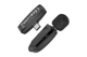 Бездротовий мікрофон Hoco L15 Type-C Wireless Digital Microphone Crystal lavalier Black - зображення 3