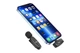 Бездротовий мікрофон Hoco L15 iPhone Lightning Wireless Digital Microphone Crystal lavalier Black - изображение 5