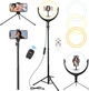 Лампа кільцева для селфі CH CODN-539B 10inch 26см 15W 3000-6500K Black - изображение 2