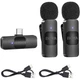 Бездротовий мікрофон BOYA BY-V20 Type-C 2 мікрофона Black - изображение 9