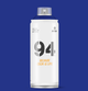 Акриловая краска-спрей MTN 94 RV-319 Tuareg Blue (Синий) 400 мл - изображение 1
