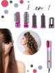 Багатофункціональна фен-щітка Drumstone Hair Brush 5-в-1 - зображення 3