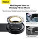Автомобильный магнитный держатель Baseus C02 Magnetic Phone Holder |для телефона, надежная фиксация, легкая установка, вращение на 360 градусов, универсальная совместимость| Черный - изображение 11