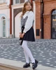 Детские ажурные белые колготки из микрофибры-110-122 - изображение 5