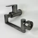 Кран-смеситель поворотный 360° с аэратором Water Tap Faucet, универсальный однорычажный смеситель-трансформер для раковины и мойки с 2 режимами подачи воды (душ, струя) и керамическим картриджем, для кухни и ванной, AND938 - изображение 3