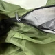 Спальный мешок с капюшоном 200х70 см, туристический водоотталкивающий теплый спальник-одеяло с молнией в чехле, наполнитель холлофайбер, для туризма, походов, рыбалки, охоты, кемпинга Зеленый, AND-950-Green - изображение 5