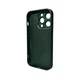 Чохол Premium для смартфона AG Glass Matt Frame Color Logo for Apple iPhone 15 Pro Cangling Green (AGMattFrameiP15PGreen) - зображення 2