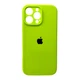 Чохол Premium для смартфона Silicone Full Case AA Camera Protect for Apple iPhone 16 Pro 24,Shiny Green (FullAAi16P-24) - зображення 1