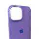 Чохол Premium для смартфона Silicone Full Case AA Open Cam for Apple iPhone 16 Pro Max 26,Elegant Purple (FullOpeAAi16PM-26) - изображение 3