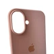 Чохол для смартфона Silicone Full Case AA Open Cam for Apple iPhone 16 15,Pink Sand (FullOpenAAi16-15) - изображение 5