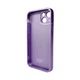 Чохол Premium для смартфона AG Glass Matt Frame Color Logo for Apple iPhone 12 Light Purple (AGMattFrameiP12LPurple) - зображення 2
