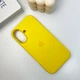 Чохол Premium для смартфона Silicone Full Case AA Open Cam for Apple iPhone 16 56,Sunny Yellow (FullOpeAAi16-56) - зображення 6