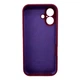 Чохол для смартфона Silicone Full Case AA Camera Protect for Apple iPhone 16 47,Plum (FullAAi16-47) - изображение 3