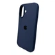 Чохол Premium для смартфона Silicone Full Case AA Open Cam for Apple iPhone 16 7,Dark Blue (FullOpeAAi16-7) - изображение 4
