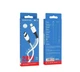 Кабель BOROFONE BX79 Type-C to iP 3A, 20W, 1m,, silicone, silicone connectors, White (6974443384734) - изображение 2