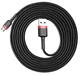 Кабель Baseus Cafule Cable USB For Micro 1.5A 2m Red+Black (CAMKLF-C91) - изображение 4