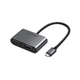 USB-хаб UGREEN USB-C to HDMI + VGA +USB 3.0 Adapter with PD (Space Gray) (UGR-50505) - изображение 1