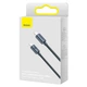 Кабель Baseus Crystal Shine Series Fast Charging Data Cable Type-C to Type-C 100W 1.2m Black (CAJY000601) - изображение 2