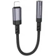 Переходник Borofone BV24 Graceful Lightning to 3.5mm (Metal grey) (230386) - изображение 1