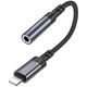 Переходник Borofone BV24 Graceful Lightning to 3.5mm (Metal grey) (230386) - изображение 2