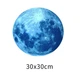Светящаяся наклейка Moon для декора стены, Blue 8RM216 - изображение 2